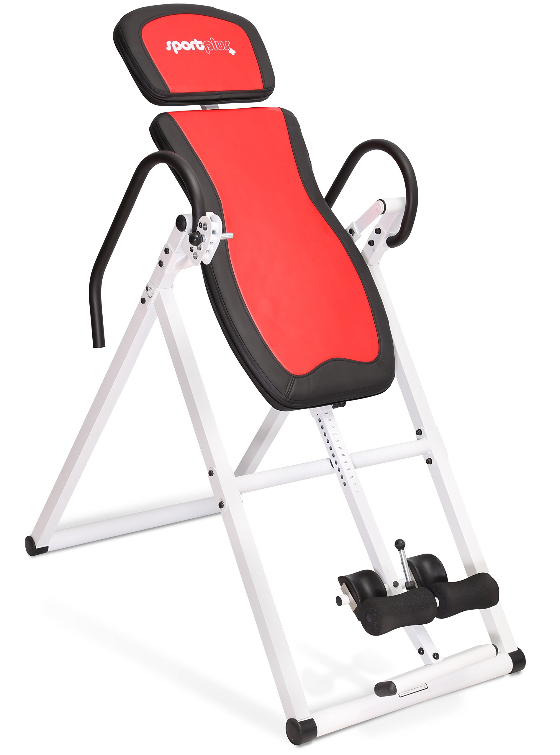 UFLIZOGH Inversionsbank Verstellbar Schwerkrafttrainer mit Schutzgürtel Nutzergewicht bis 150 kg Klappbar Inversion Table Streckbank Rückendehner zur Schmerzlinderung 