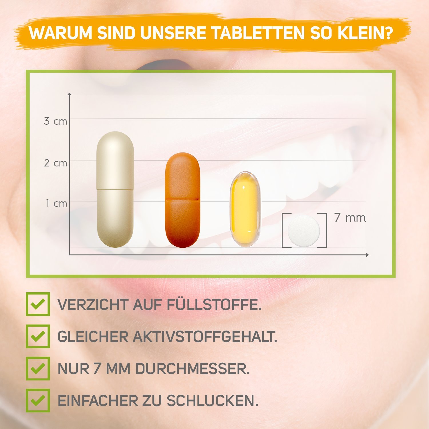 50 Tage 60 vegane Table,Made in Germany Hochdosiert Vitamin D3 Depot 50.000 I.E 
